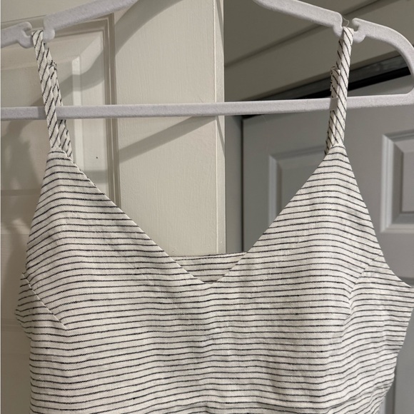 Off On Clothing 100% Linen Striped Tank Top - Picture 2 of 6